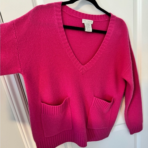 Oats Cashmere 100% Cashmere V-Neck Sweater - Picture 3 of 4